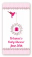 Hummingbird - Custom Rectangle Baby Shower Sticker/Labels thumbnail