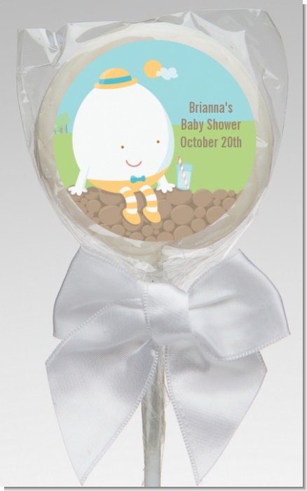 Humpty Dumpty - Personalized Baby Shower Lollipop Favors