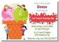 Ice Cream - Birthday Party Invitations thumbnail