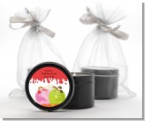 Ice Cream - Birthday Party Black Candle Tin Favors