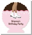 Ice Skating African American - Personalized Birthday Party Centerpiece Stand thumbnail