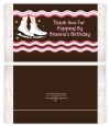 Ice Skating - Personalized Popcorn Wrapper Birthday Party Favors thumbnail