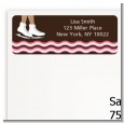 Ice Skating African American - Birthday Party Return Address Labels thumbnail