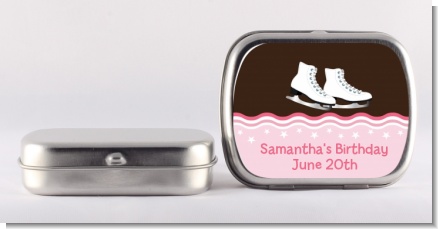 Ice Skating - Personalized Birthday Party Mint Tins