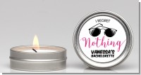 I Regret Nothing - Bridal Shower Candle Favors