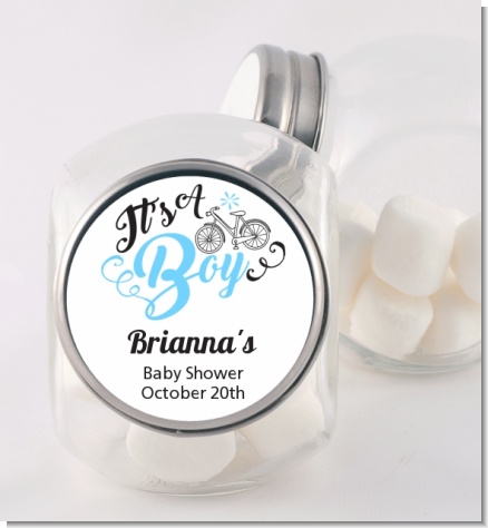 It's A Boy - Personalized Baby Shower Candy Jar
