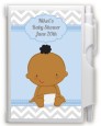 It's A Boy Chevron African American - Baby Shower Personalized Notebook Favor thumbnail