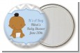 It's A Boy Chevron African American - Personalized Baby Shower Pocket Mirror Favors thumbnail