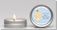 It's A Boy Chevron Asian - Baby Shower Candle Favors
