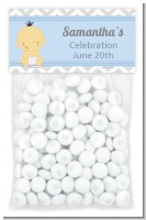 It's A Boy Chevron Asian - Custom Baby Shower Treat Bag Topper