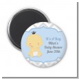 It's A Boy Chevron Asian - Personalized Baby Shower Magnet Favors thumbnail