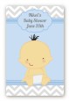 It's A Boy Chevron Asian - Custom Large Rectangle Baby Shower Sticker/Labels thumbnail