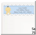 It's A Boy Chevron Asian - Baby Shower Return Address Labels thumbnail