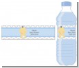 It's A Boy Chevron Asian - Personalized Baby Shower Water Bottle Labels thumbnail