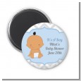 It's A Boy Chevron Hispanic - Personalized Baby Shower Magnet Favors thumbnail