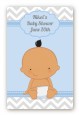 It's A Boy Chevron Hispanic - Custom Large Rectangle Baby Shower Sticker/Labels thumbnail