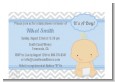 It's A Boy Chevron - Baby Shower Petite Invitations thumbnail