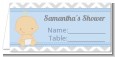 It's A Boy Chevron - Personalized Baby Shower Place Cards thumbnail