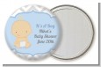 It's A Boy Chevron - Personalized Baby Shower Pocket Mirror Favors thumbnail