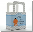 It's A Boy Chevron Hispanic - Personalized Baby Shower Favor Boxes thumbnail