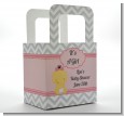 It's A Girl Chevron Asian - Personalized Baby Shower Favor Boxes thumbnail