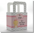 It's A Girl Chevron - Personalized Baby Shower Favor Boxes thumbnail