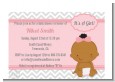 It's A Girl Chevron African American - Baby Shower Petite Invitations thumbnail