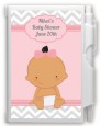 It's A Girl Chevron Hispanic - Baby Shower Personalized Notebook Favor thumbnail