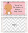 It's A Girl Chevron Hispanic - Personalized Popcorn Wrapper Baby Shower Favors thumbnail