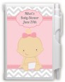 It's A Girl Chevron - Baby Shower Personalized Notebook Favor thumbnail