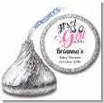 It's A Girl - Hershey Kiss Baby Shower Sticker Labels thumbnail