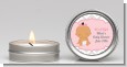 It's A Girl Chevron Hispanic - Baby Shower Candle Favors thumbnail