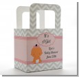 It's A Girl Chevron Hispanic - Personalized Baby Shower Favor Boxes thumbnail