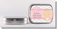 It's A Girl Chevron - Personalized Baby Shower Mint Tins thumbnail