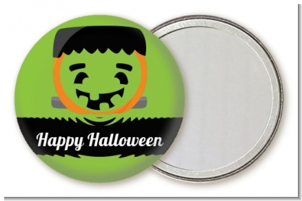 Jack O Lantern Frankenstein - Personalized Halloween Pocket Mirror Favors
