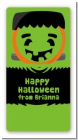 Jack O Lantern Frankenstein - Custom Rectangle Halloween Sticker/Labels