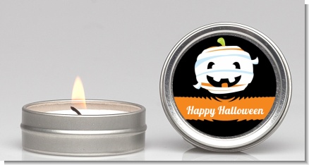 Jack O Lantern Mummy - Halloween Candle Favors