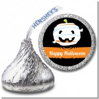 Jack O Lantern Mummy - Hershey Kiss Halloween Sticker Labels