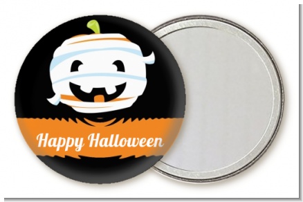 Jack O Lantern Mummy - Personalized Halloween Pocket Mirror Favors