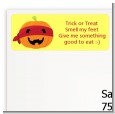 Jack O Lantern Superhero - Halloween Return Address Labels thumbnail