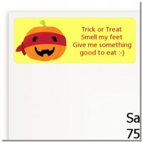 Jack O Lantern Superhero - Halloween Return Address Labels