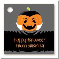 Jack O Lantern Vampire - Personalized Halloween Card Stock Favor Tags