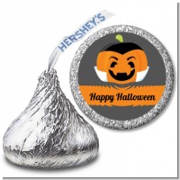 Jack O Lantern Vampire - Hershey Kiss Halloween Sticker Labels