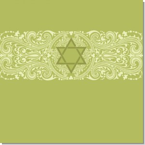 Jewish Star of David Sage Green Theme