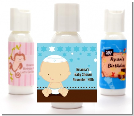 Jewish Baby Boy - Personalized Baby Shower Lotion Favors