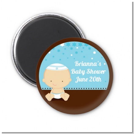Jewish Baby Boy - Personalized Baby Shower Magnet Favors