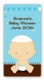 Jewish Baby Boy - Custom Rectangle Baby Shower Sticker/Labels thumbnail