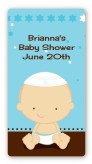 Jewish Baby Boy - Custom Rectangle Baby Shower Sticker/Labels