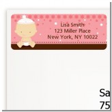 Jewish Baby Girl - Baby Shower Return Address Labels