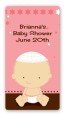 Jewish Baby Girl - Custom Rectangle Baby Shower Sticker/Labels thumbnail